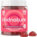 Kind Nature Evening Primrose Oil Gummies For Women  1000Mg With Black Cohosh Extract  Hormonal Balance, Pms & Menopause Support  Vegan, Sugar-Free, Non-Gmo