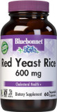 Bluebonnet Nutrition Red Yeast Rice 600 Mg, Non-Gmo, Vegan, Kosher Certified, Gluten-Free, Soy-Free, Dairy-Free, 60 Vegetable Capsules, 60 Servings