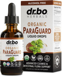 Paraguard Cleanse Liquid Organic Detox - Organic Intestinal Guard Formula Supplement For Humans With Black Walnut Wormwood Clove & Oregano Tincture - Natural Herbal Intestine Body Gut Cleanser 2 Oz