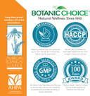 Botanic Choice Premium Turmeric Antioxidant Support - Joint Health Supplement For Adults - 180 Vege Capsules (500 Mg Each)