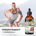 Bio Krauter Maitake Mushroom Extract - Maitake Liquid Supplement For Immune Support - 680 Mg Per Serving - Vegan, Alcohol & Sugar Free Drops 4 Fl.Oz