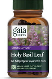 Gaia Herbs Holy Basil Leaf - Helps Sustain A Positive Outlook And Balance In Times Of Stress - An Adaptogenic Ayurvedic Herb - 60 Vegan Liquid Phyto-Capsules (30-Day Supply)