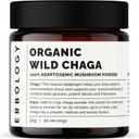 Erbology Organic Chaga Mushroom Powder 50 Servings - 7% Beta-Glucans - Immunity Support - Inonotus Obliquus - Small Batch - Sustainably Wild Harvested In Finland - Vegan - Non-Gmo - No Added Fillers