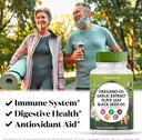 Oregano Oil, Garlic Extract, Olive Leaf, Black Seed Oil, Astragalus-Immune Support & Digestive Health Supplement For Women And Men- 120 Count