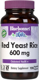 Bluebonnet Nutrition Red Yeast Rice 600 Mg, Heart Health*, Non-Gmo, Vegan, Kosher Certified, Gluten-Free, Soy-Free, Dairy-Free, 120 Vegetable Capsules, 120 Servings