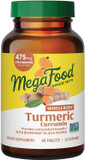 Megafood Whole Body Turmeric Curcumin Supplement - Turmeric Supplement With Black Pepper & Vitamin C - 475 Mg Curcuminoids Per Serving - Antioxidant & Immune Support - Vegan - 60 Tablets, 30 Servings