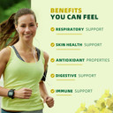 Mullein Gummies For Lungs  Mullein Leaf Extract With Quercetin, Elderberry For Respiratory & Immune Support,Lung Health & Breathing, Vegan, Pineapple Flavor, 60 Gummies