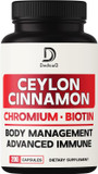 13In1 Ceylon Cinnamon Capsules - 200 Capsules With Chromium Picolinate, Biotin, Grape Seed, Elderberry & More