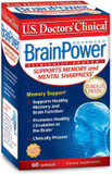 U.S. Doctors' Clinical Brainpower Advanced Memory Supplement With 15 Brain-Boosting Ingredients For Supporting Healthy Memory, Brain Function, & Healthy Brain Circulation [1 Month Supply - 60Count]