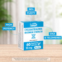 Supersmart - Cycloastragenol 20Mg Per Day (98% Purity) - Dna & Telomeres Supplement - Astragalus Membranaceus | Non-Gmo & Gluten Free - 60 Vegetarian Capsules