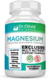 Magnesium Glycinate Complex - L-Theanine, Passionflower & Valerian Root For Sleep Support, Nerve & Muscle Health, High Absorption - 90 Vegetarian Capsules