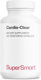 Supersmart - Cardio Clear (Garlic Edta Supplement) - With Malic Acid, Calcium Disodium Edta, Magnesium, Bromelain | Non-Gmo & Gluten Free - 120 Vegetarian Capsules