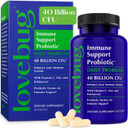 Lovebug Probiotics Immune Support Daily Probiotic For Men & Women, 40 Billion Cfu & 6 Strains, Includes Vitamin C, Zinc & Echinacea, 30 Capsules, Vegan & Non-Gmo Lovebug Probiotics Immune Support Daily Probiotic For Men & Women, 40 Billion Cfu & 6 Strains, Includes Vitamin C, Zinc & Echinacea, 30 Capsules, Vegan & Non-Gmo