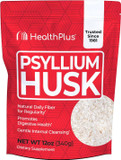 Health Plus, Psyllium Husk, 24 Oz, 96 Servings - Natural Detox, Daily Dietary Fiber Supplement, Constipation Relief, Gentle Gut Cleanse, Keto Baking Health Plus, Psyllium Husk, 24 Oz, 96 Servings - Natural Detox, Daily Dietary Fiber Supplement, Constipation Relief, Gentle Gut Cleanse, Keto Baking