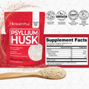 Health Plus, Psyllium Husk, 24 Oz, 96 Servings - Natural Detox, Daily Dietary Fiber Supplement, Constipation Relief, Gentle Gut Cleanse, Keto Baking Health Plus, Psyllium Husk, 24 Oz, 96 Servings - Natural Detox, Daily Dietary Fiber Supplement, Constipation Relief, Gentle Gut Cleanse, Keto Baking