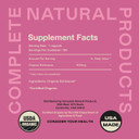 Complete Natural Products Organic Echinacea Root Capsules & Purpurea Root Dried Powder Extract - 600Mg 100 Veggie Pills Healthy Herbal Support