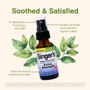 Herbs Etc. Singer'S Saving Grace Honey Lemon  Herbal Remedy For Throat Comfort  Soothing, Hydrating Support With Licorice  Alcohol-Based  1 Fl Oz (75 Servings)