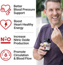 Force Factor Total Beets Blood Pressure Support Beet Root Capsules, 1800Mg Organic Beet Root Powder Beet Supplement With Hawthorn Berry To Support Circulation And Blood Flow, 90 Vegetable Capsules