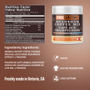 Focus & Think Instant Mushroom Coffee With Ultra Concentrated Lion'S Mane Mushroom Extract For Brain Boost - Enhance Focus, Clarity, And Concentration - Net Wt. 100G/3.53 Oz