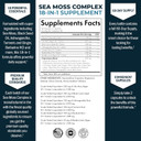 Bioschwartz Sea Moss Black Seed Oil Ashwagandha Ginger Supplement With Turmeric Berberine Hci Burdock Bladderwrack Resveratrol Elderberry Manuka Honey Apple Cider Vinegar Acv - 120 Sea Moss Capsules