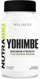 Nutrabio Yohimbe (4Mg)- Yohimbe Supplement For Men And Women- Yohimbe Bark Extract- 4Mg- 90 Vegetable Capsules