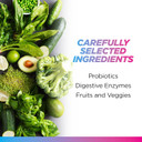 Livingood Daily Greens & Superfood Powder, Super Greens For Gut Health, Green Juice Powder With Spirulina, Chlorella, And Digestive Enzymes, Probiotics For Digestive Support, Berry, 30 Servings