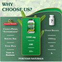 Peruvian Naturals Chanca Piedra Stone Breaker 180 Capsules - Kidney Stones Dissolver, Liver Detox, & Gallbladder Supplements 1500Mg Per Serving Chancapiedra Stonebreaker Urinary Tract For Women & Men