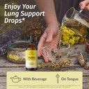 Herbamama Mullein Drops For Lungs - Herbal Lung Cleanse Support For Families & Vegans - Alcohol & Sugar-Free, Non-Gmo Respiratory Supplement With Mullein Leaf Extract - 98% Absorption - 56-Day Supply