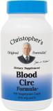 Christopher'S Original Formulas Blood Circ Formula Capsules, Herbal Supplement For Cardiovascular & Circulatory Wellness, 100 Capsules