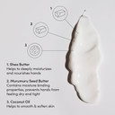 OUAI Hand Cream - Thick, Creamy Balm with Coconut Oil, Murumuru Butter and Shea Butter - Hydrating Moisturizer for Soft Hands - Use Daily to Deeply Nourish Skin (3 Oz)