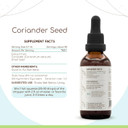 Coriander Seed B120 Alcohol-Free Herbal Extract Tincture, Dried Coriander Seed Dried Seed (4 Fl Oz)