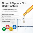 Bio Krauter Slippery Elm Bark Drops - Ulmus Rubra Slippery Elm For Women And Men - Respiratory & Digestive Support - Vegan, Alcohol & Sugar Free Extract - 4 Fl.Oz