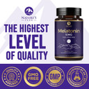 Melatonin 10Mg - Sleep Support Supplements For Adults - Extra Strength Fast Dissolve 10 Mg Melatonin Tablets For Restful Sleep Support, Natural Strawberry Flavor, Sugar-Free Non-Gmo - 120 Day Supply
