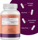 Bestvite L-Proline 500Mg (240 Vegetarian Capsules) (120 X 2) - No Stearates - No Fillers - Vegan - Gluten Free - Non Gmo