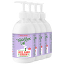 Rebel Green Luxe Hand Cream Moisturizer, Natural Hand Lotion With Shea Butter - Dry Hand Lotion - Hand Moisturizer With Fresh Lavender & Grapefruit Scent - (16 Ounce Bottle, 4 Pack)