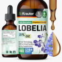 Bio Krauter Lobelia Tincture - Vegan Lobelia Extract - Alcohol & Sugar Free Respiratory Support Supplement - 4 Fl.Oz