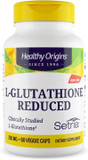 Healthy Origins L-Glutathione 250 Mg (Setria, Non-Gmo, Gluten Free, Antioxidant, Immune Support, Skin Support), 60 Veggie Caps