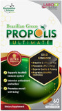 Labo Nutrition Brazilian Green Propolis Ultimate  Propolis Extract With 28Mg Artepillin C And 5% Flavonoids Natural Bee Supplement For Immune, Brain Support High Concentrate Propolis, 60 Veg Capsx3