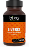 Bixa Botanical Liverix Capsules, Guduchi (Giloy), Phyllanthus Niruri, Kutaki Extract | 60 Veg Capsules (450Mg)