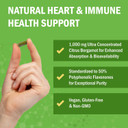 Citrus Bergamot 1000Mg - Citrus Bergamot Supplement For Cholesterol And Heart Health - Ultra Concentrated From Fresh Fruit For Enhanced Absorption - Vegan, Non-Gmo, Gluten-Free - 120 Mini Capsules