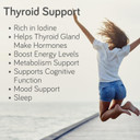 Organic Irish Sea Moss Capsules With Burdock Root, Bladderwrack And Bioperine Black Pepper - For Energy, Gut Health, Thyroid & Anti Aging - Vegan - 90 Ct