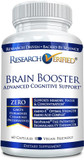 Brain Booster - Nootropic Supplement To Enhance Cognitive Function - 60 Vegan Friendly Capsules - 1 Bottle