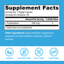 Doctor'S Best L-Tryptophan , Helps Sleep, Healthy Mood & Behavior, Non-Gmo, Vegan, Gluten & Soy Free, Veggie Caps, Promotes Normal, Healthy Restful Sleep, 90 Count