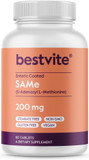 Bestvite Sam-E 200Mg (120 Tablets)(60 X 2) Premium Ingredient From Italy
