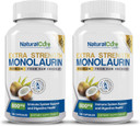 Extra Strength Monolaurin 800Mg, 100 Capsules, 33% More