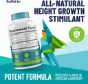 Height Growth Maximizer - Made In Usa - Natural Height Increase Booster & Bone Growth Pills - Grow Taller Supplement For Adults, Teens & Kids - Vitamins For Boys & Girls To Get Taller - 120 Capsules