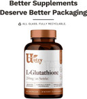 L-Glutathione | Immune Health & Antioxidant Support | Setria® 250Mg Reduced Form Glutathione | High Absorption | Made In The Usa | 60 Capsules
