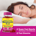 Melatonin Gummies 20Mg | Sleep Support | Maximum Strength Melatonin 20Mg Gummies For Adults | Fast Dissolved | Great Berry Flavor | 60 Count | Vegan, Non Gmo