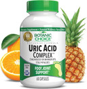 Botanic Choice Uric Acid Complex Supplement - Foot Joint Support-Help Soothe Discomfort With Celery Seed & Bromelain -Gluten Free, Non-Gmo, 60 Caps