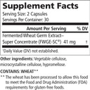 Metatrol 2-Box Bundle, Mitochondrial Rescue & Daily Immune System Support Fermented Wheat Germ Extract - Super Concentrate, 60 Capsules Per Box, 41Mg Of Fwge-Sc Per Serving
